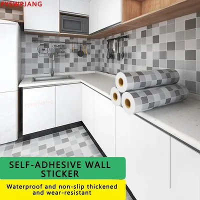 Wasserdichte Küche 3d Wanda uf kleber Badezimmer Tisch Aufkleber selbst klebende Folie öl beständige Image