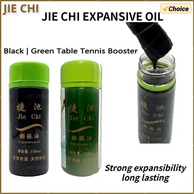 JIECHI Tischtennis-Booster, 150 ml, Performance-Booster, national, schwarz, grün, Ping-Pong-Booster, Löslichkeit, Bond-Erweiterungsöl, VOC Image