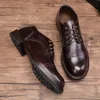 Männer Casual Schuhe Werkzeug Stiefel Mann Kuh Leder Männliche Stiefeletten Vintage männer Handgemachte Stiefel