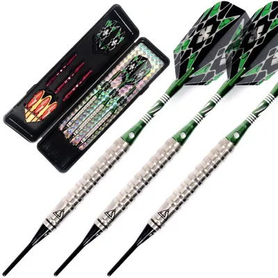 Kostenloser Versand CUESOUL 95% Wolfram Weiche Spitze Darts Dart-Set Mit Kostenloser Carry Box Image