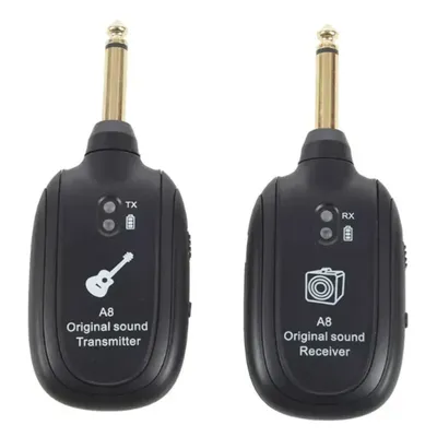 VIKEFON HB-30 Guitar Wireless Audio System Built in 4 Channels Wireless Guitar Transmitter Receiver