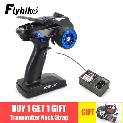 DumboRC X6 X4 X6P 2.4G 6CH Transmitter w/ X6FG Gyro X6F Receiver Remote control for 1/10 1/8 Crawler