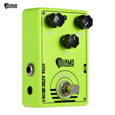 Dolamo D-14 Delay Guitar Effect Pedal Delay Pedal with Mix Repeat and Time Controls True Bypass