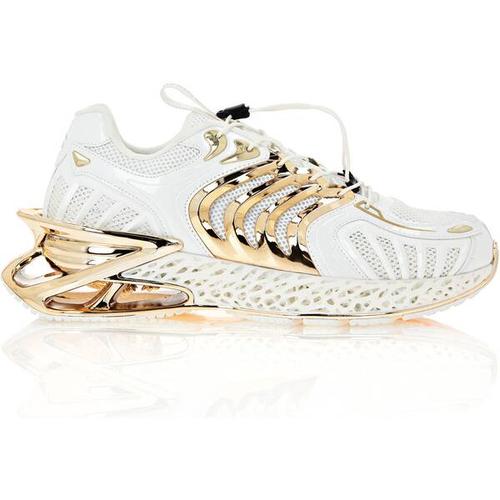 PLEIN SPORT Herren Halbschuhe THE THUNDER STROKE GEN.X.02., Größe 38 in Gold