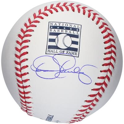 Signierter Baseball mit Hall of Fame-Logo von Dennis Eckersley Athletics Image