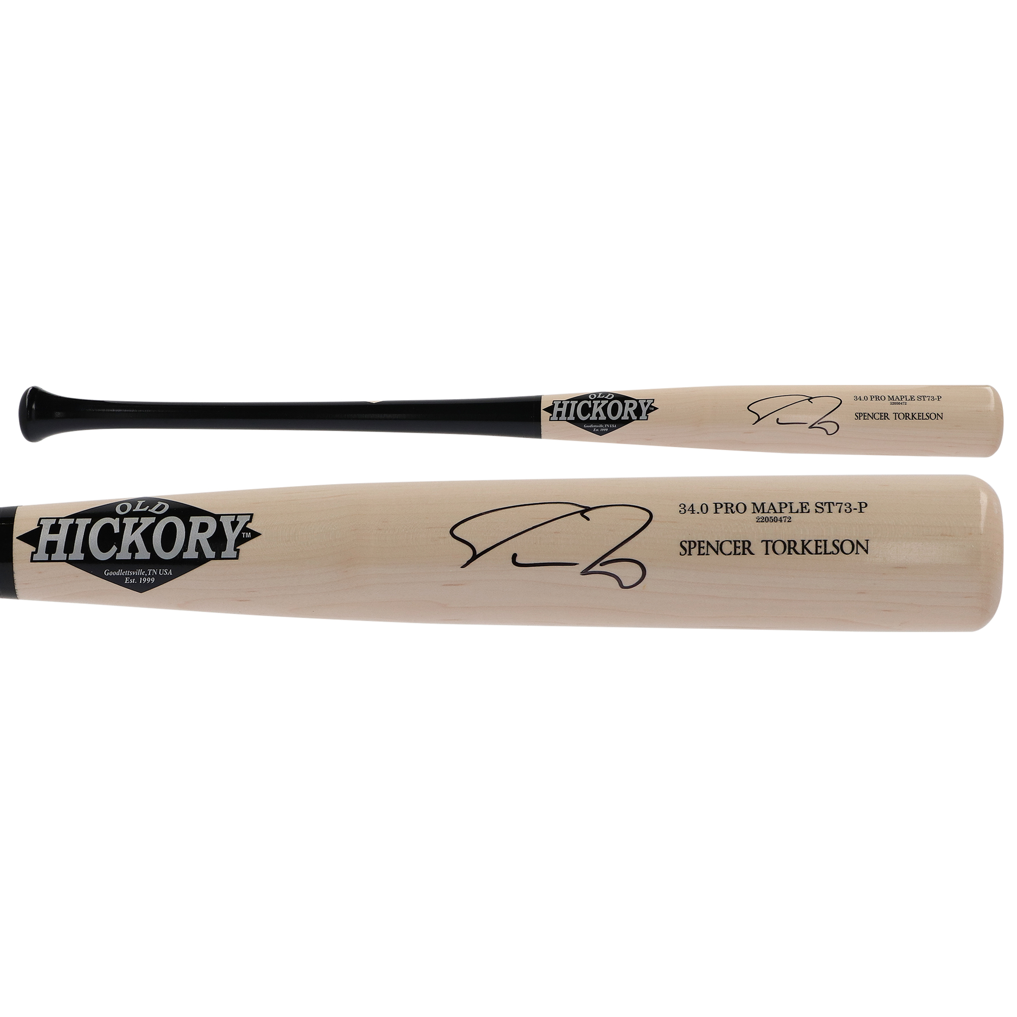 Autogramm von Spencer Torkelson, Detroit Tigers, Old Hickory Game Model Bat Image