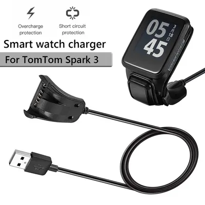 USB Data Cable Smart Watch Chargers Cord for TomTom Spark/Runner Series Smart Watch Chargers Dock Cradle Adapter for TomTom