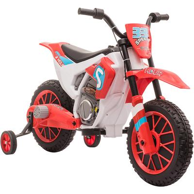 Kinder Elektro-Motorrad Kindermotorrad 12V Kinderfahrzeug Elektrofahrzeug mit 2 abnehmbaren