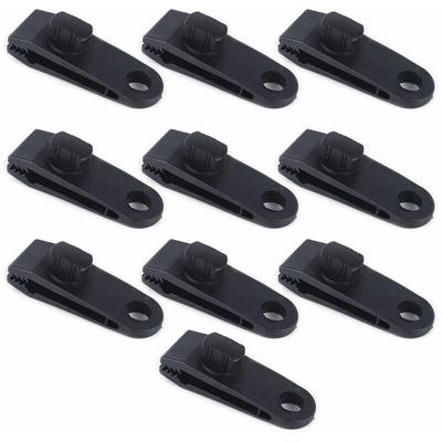 Senderpick - 10x Anschluss Zelt Klammer Zeltclip Schnalle Zubehör Outdoor Planenhalter Werkzeug Image