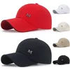 Baseball mütze m Briefs tickerei reine Farbe Sonnenhut Papa Hüte Hip Hop Gorras Trucker Cap Unisex verstellbare Anti-Sonnen-Baumwoll mütze