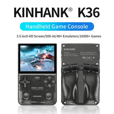 Open Source K36 Retro Handheld Video Game Console 16000 Games Emulator for PS1/PSP/DC/N64/SS 3.5