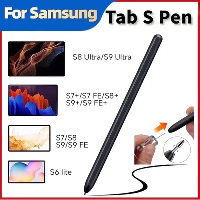 For Samsung S Pen for Samsung Galaxy Tablet S8 S7 FE S6 Lite S7+ S8+ S9 S9FE Tablet Pen Stylus