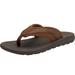 Men's Big & Tall Island Flip Flops by KS Island in Brown (Size 12 M)