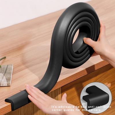TEMU 2 Meters Of Non-toxic Anti-collision Strips For Table Corners, Wall Corners, And Bed Corners To And Prevent With Sponge Adhesive Strips Image