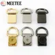 4/10/20 pezzi Meetee metallo D anello borsa clip laterale fibbie con viti cinturino in pelle connettore gancio chiusura gancio accessori artigianali fai da te