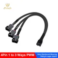 Cylarix Cavo splitter ventola PWM PC 4 pin da 1 a 4 vie Cavo adattatore prolunga alimentazione