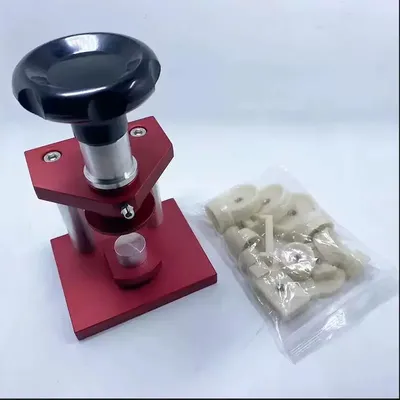 Screw Type Precise Crystal Bezel Watch Back Case Cover Press Tool with 20 Dies Pressing Repair for