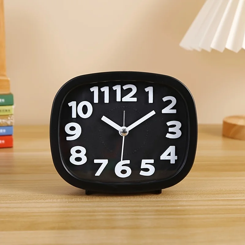Mini Mute Wecker Batterie Nachttisch Schreibtisch Tisch Home Decor Kind Geschenke tragbar Image