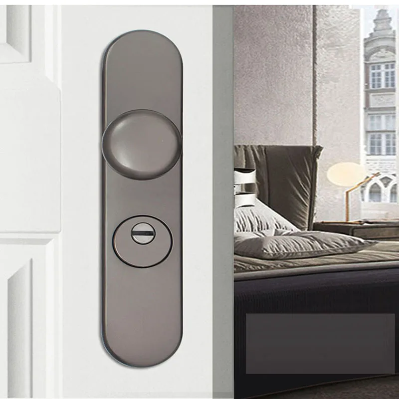 Universal Anti-diebstahl Einsteckschloss Eingang tor griff Anti-explosion Sicherheit Ball türschloss Griff fix abstand 235mm Image