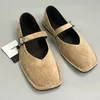 Maxdutti Vintage Rindsleder Slipper Slipper Frauen Schuhe Frau minimalist ische handgemachte Leder Französisch Mode Damen flache Schuhe