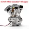 CISON 15,7 CC Mini-Benzin-V2-Motormodell kann den Kraftstoff-Methanol-Motor starten, geeignet für RC-Car-Modifikationsspielzeug