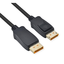 ROLINE DisplayPort Kabel, v2.1, 10K, DP ST - ST, schwarz, 2 m Image