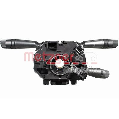 METZGER Lenkstockschalter schwarz für PEUGEOT CITROËN/PEUGEOT FIAT CITROËN 1612791780 1607276680 0916869 Image