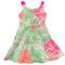 Lilly Pulitzer Dresses | Lilly Pulitzer Tropical Flower Dress Bright Colors Euc Girls Size 7 | Color: Green/Pink | Size: 7g