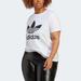 Adidas Tops | Adidas Womens Plus Size Trefoil Logo Graphic Pullover T-Shirt White Size 1x | Color: White | Size: 1x