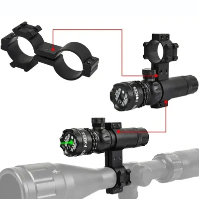 Hot Rifle Clamp Tube Figure 8 Fixing Dual Rings Mount with Picatinny Rail Glock Pistol Sight Scope Flashlight Ar 15 Accessories
