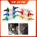Moto 8mm/0.31 "CNC lega di alluminio vetro Gas carburante benzina filtro olio accessori Moto per ATV Dirt Pit Bike Motocross