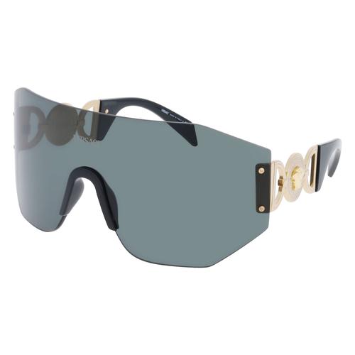 Versace VE2258 Unisex-Sonnenbrille Randlos Sonstige Metall-Gestell, schwarz