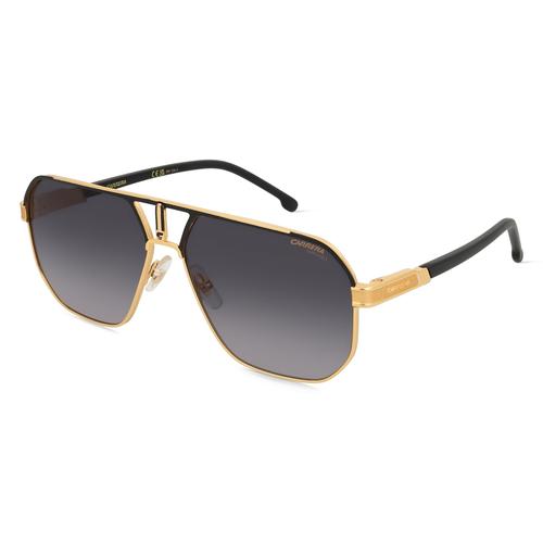 Carrera 1062/S Herren-Sonnenbrille Vollrand Eckig Edelstahl-Gestell, schwarz