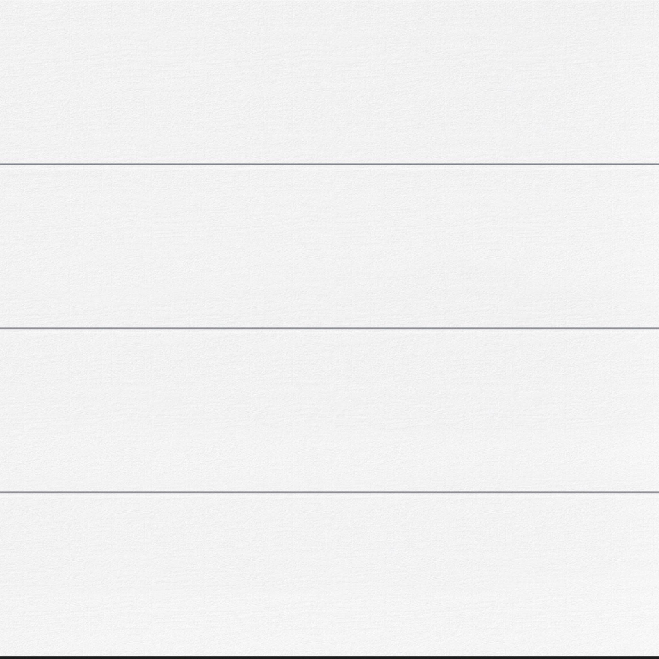 HÖRMANN Sektionaltor LPU42 mit Zarge L-Sicke verkehrsweiß, Woodgrain, 2375x2250 mm,Zarge mit Z-Beschlag Image