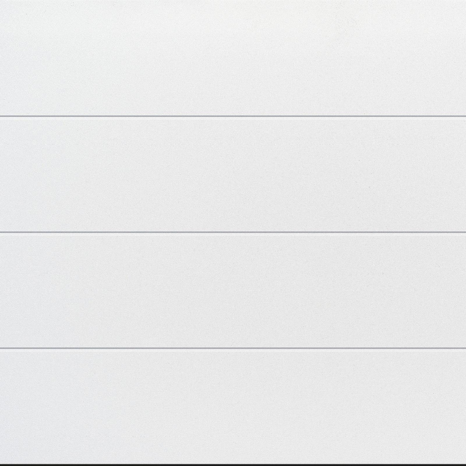 HÖRMANN Sektionaltor LPU42 mit Zarge L-Sicke verkehrsweiß, sandgrain, 2250x2125 mm,Zarge mit Z-Beschlag Image