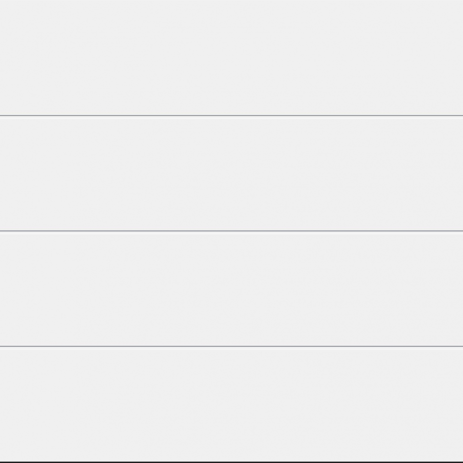 HÖRMANN Sektionaltor LPU42 mit Zarge L-Sicke verkehrsweiß, silkgrain, 2315x1900 mm,Zarge mit Z-Beschlag Image