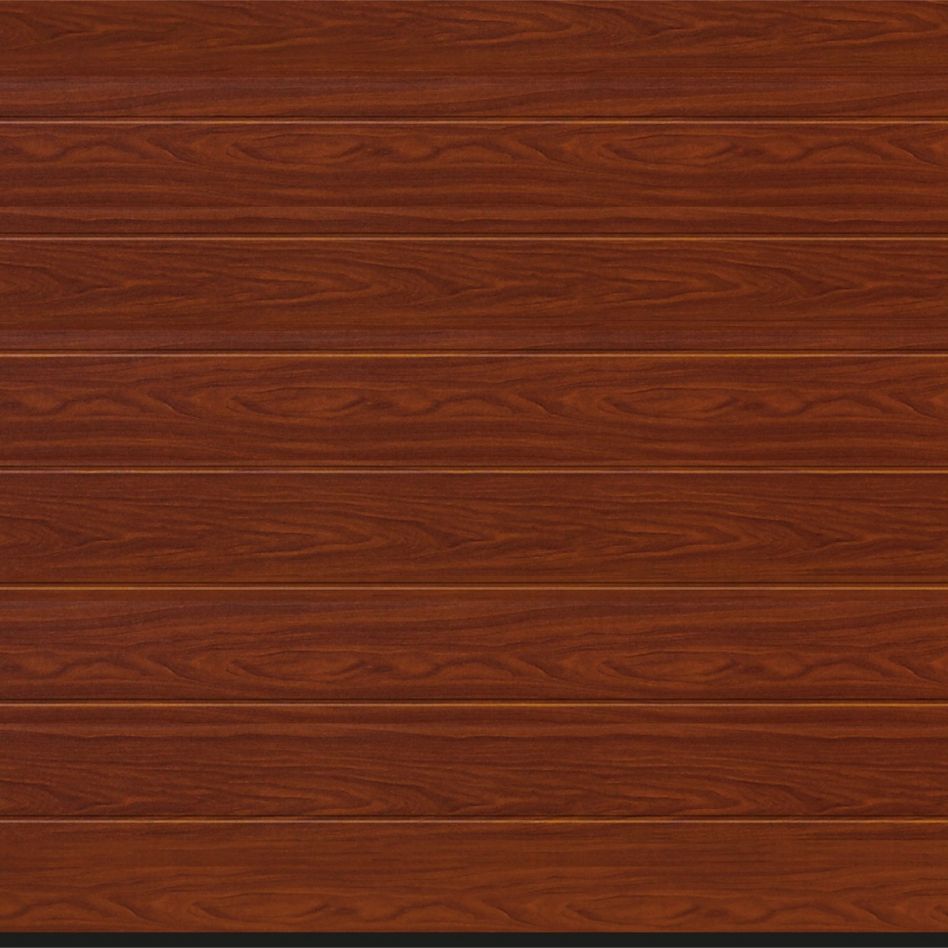 HÖRMANN Sektionaltor LPU42 mit Zarge M-Sicke rosewood, Zarge mit Z-Beschlag, 2250x2125 mm Image