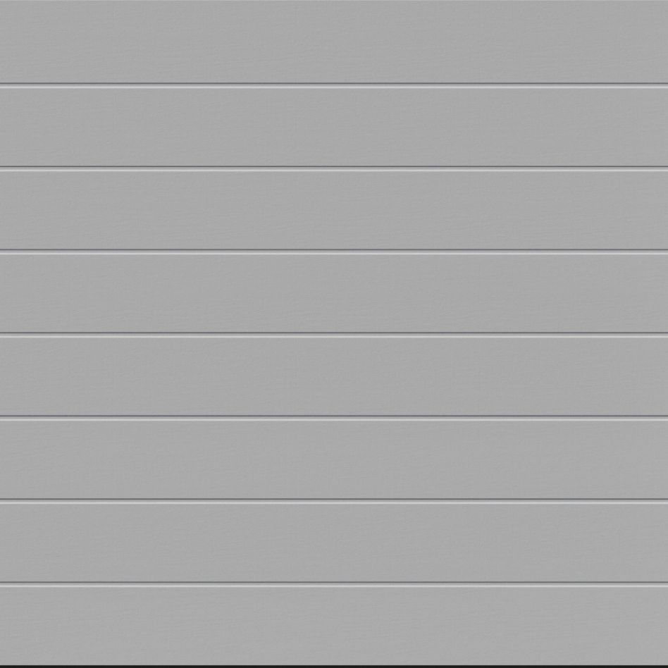 HÖRMANN Sektionaltor LPU42 mit Zarge M-Sicke weißaluminium, Zarge mit L-Beschlag, 2375x2000 mm Image