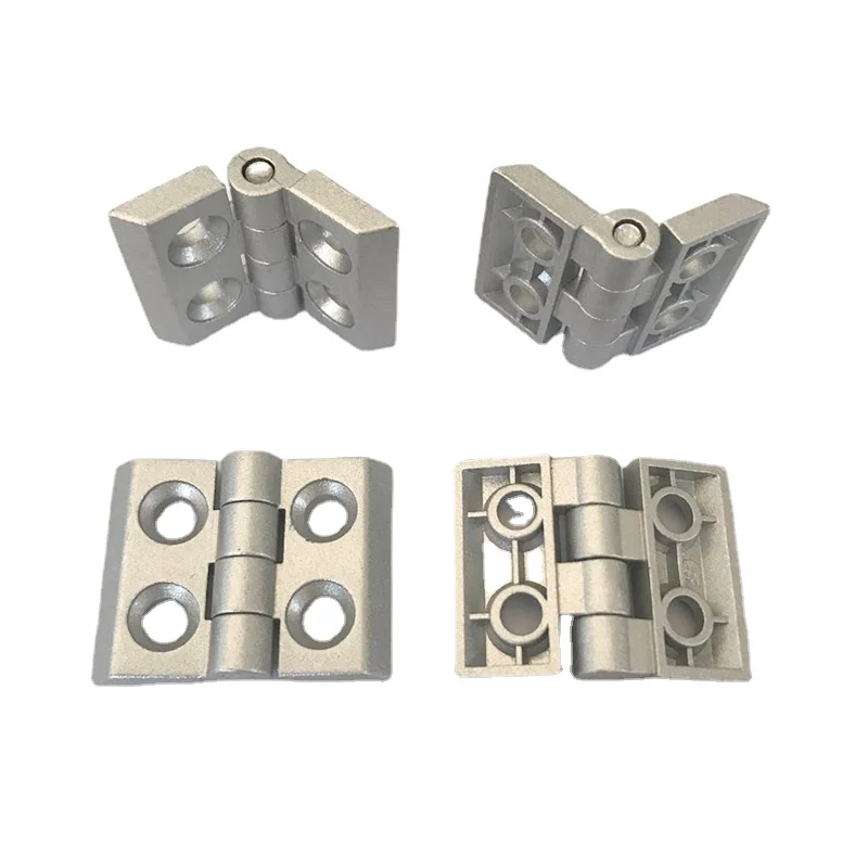 10 teile/los 2020 Aluminium profil metall scharnier zink-legierung scharnier Aluminium profil scharnier hardware unterstützung scharnier