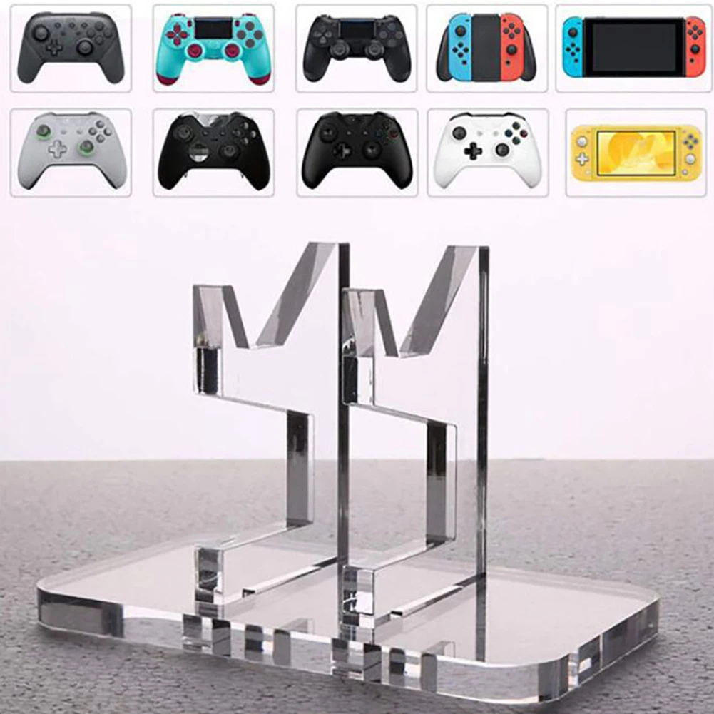 Game controller halter Acryl Gamepad Griff halterung Display für Switch Pro/PS5/Xbox Serie X/PS4 Joystick Gamepad Rack Stand Image