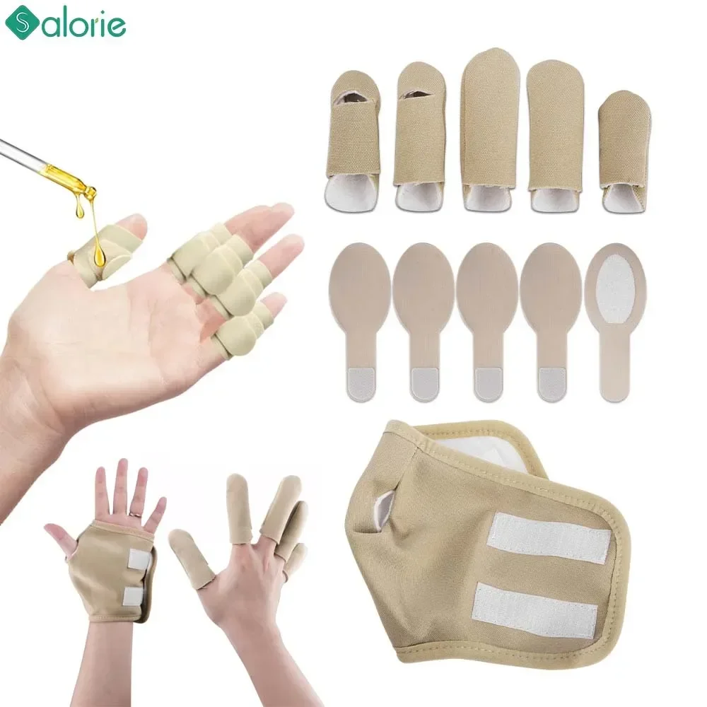 Rizinusöl packung für Handgelenk finger Bio-Rizinusöl packung wieder verwendbare Rizinusöl verpackung Kribbeln Finger Arthritis Finger knacken Image