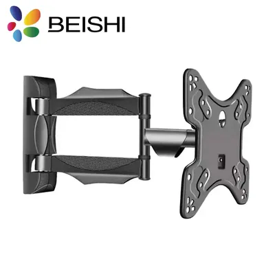 BEISHI Schiebe-TV-Ständer zur Wandmontage für die meisten 26-42-Zoll-TV-Halterungen, Gelenkschwenk-Neigefunktion, max. VESA 200 x 200 mm