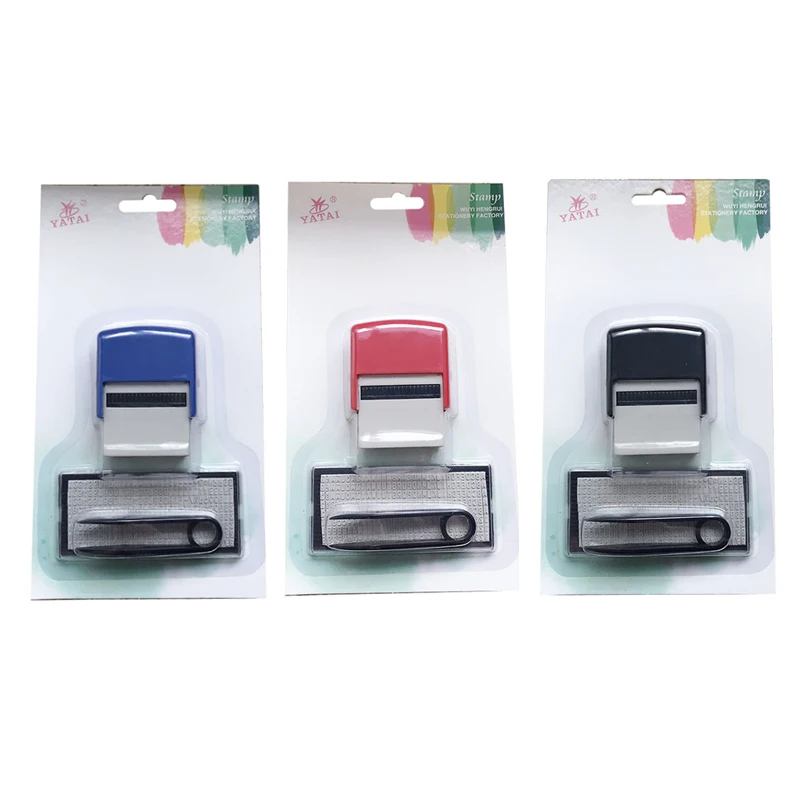 Kit de tampons en caoutchouc, bricolage personnalisé, auto-encreur, adresse commerciale, nom, numéro, lettre, artisanat, impression, tampon en caoutchouc