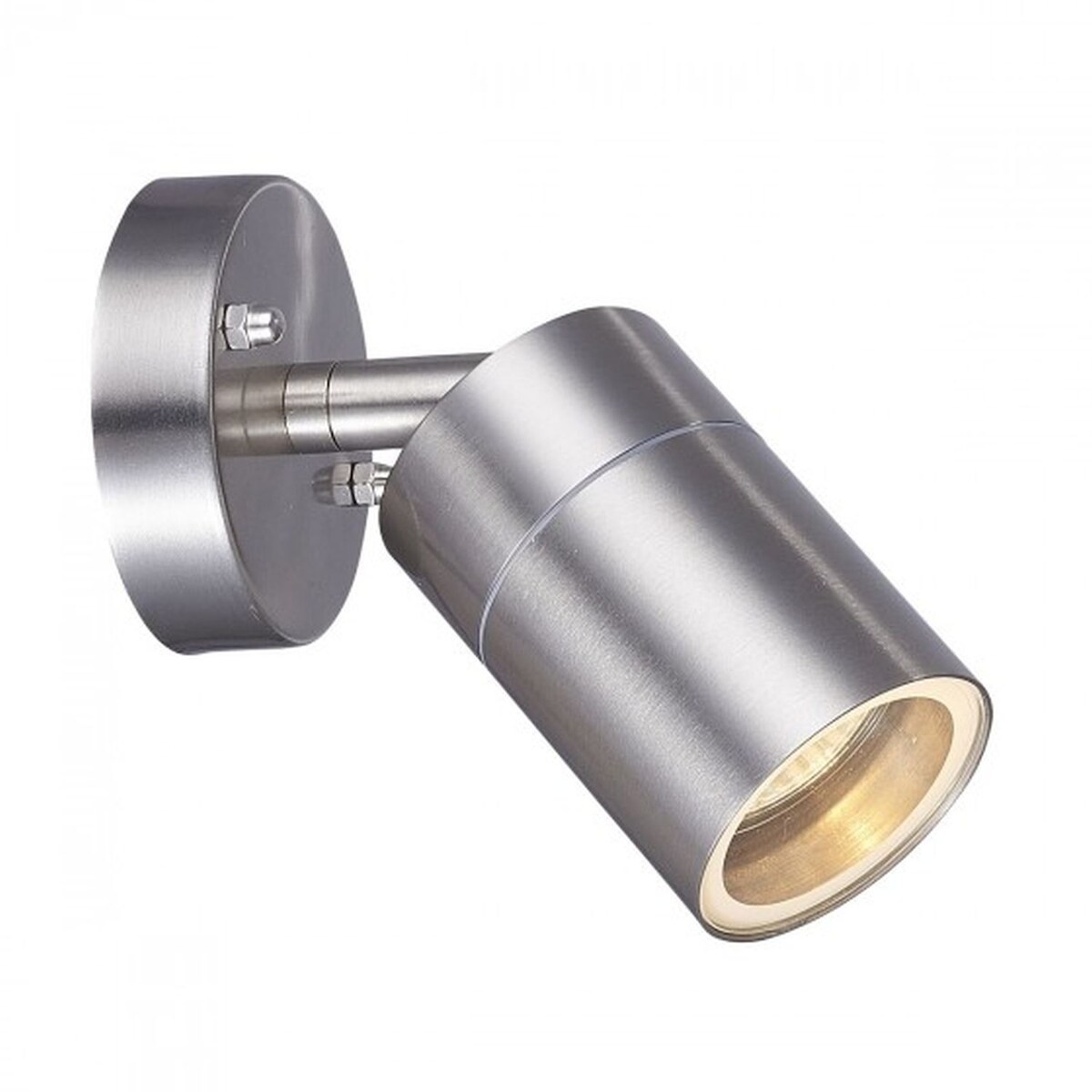 Licht-Erlebnisse Spot Lampe außen Edelstahl IP44 Modern GU10 flexibel COLLINS Wandleuchte Strahler Haus Fassade, HL103198 Image