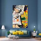 Banksy Style Astronaut oil painting Pop Art Graffiti art Oil Painting 100% HandMade street art Oil Painting Astronaut pop art Oil Painting