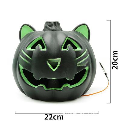 Halloween Pumpkin Decorations Outdoor Garden Decorations LED Lantern Scene Layout With Many Expressions Funny Pumpkin Lantern Decoration Easter Hollow Big Pumpkin Glowing