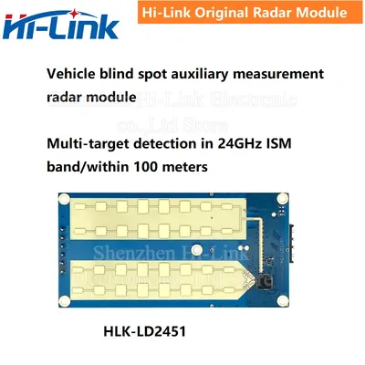 Hi-Link New 24G Vehicle Ranging Velocity Measurement Millimeter Wave Radar LD2451 Vehicle Condition