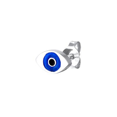 Elli Single Ohrstecker Evil Eye Symbol Emaille 925 Silber silberfarben Damen Image