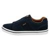 Sneaker LICO "Freizeitschuh Jimdo Slipper", Gr. 43, blau, Veloursleder, Schuhe