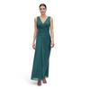 Abendkleid VERA MONT "Vera Mont Abendkleid mit V-Ausschnitt", Damen, Gr. 48, Normalgrößen, grün (schwarz emerald), Netz, Obermaterial: 92% Polyamid, 8% Elasthan. Futter: 100% Polyester., elegant, figurbetont lang, V-Ausschnitt, ohne Ärmel, Kleider,...
